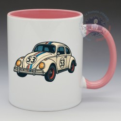 MUG Automobile - Cinéma année 80-90' "Choupette, La Coccinelle" (en Céramique 350ml)