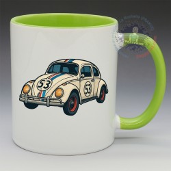 MUG Automobile - Cinéma année 80-90' "Choupette, La Coccinelle" (en Céramique 350ml)