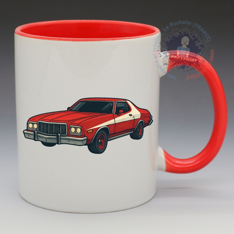 Automobile Série TV année 80-90 - "Starsky et Hutch Ford Gran Torino" (en Céramique 350ml)