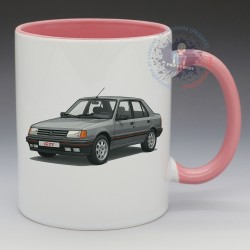 MUG Automobile - "Peugeot 309 GTI" (Grey) (en Céramique 350ml)