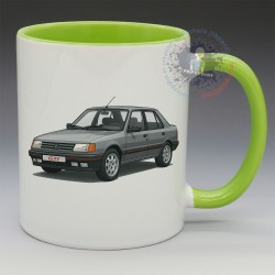 MUG Automobile - "Peugeot 309 GTI" (Grey) (en Céramique 350ml)