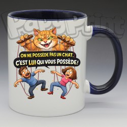 Mug "C'est lui qui vous possède" | Papy Print