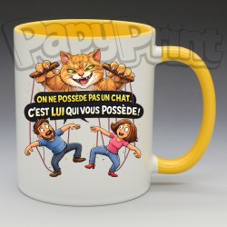 Mug "C'est lui qui vous possède" | Papy Print
