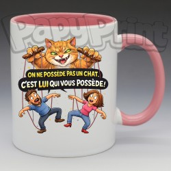 Mug "C'est lui qui vous possède" | Papy Print