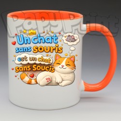Mug "Un chat sans souris" | Papy Print