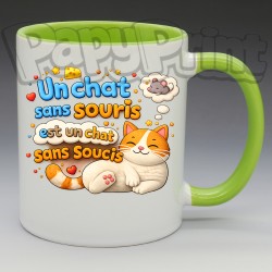 Mug "Un chat sans souris" | Papy Print