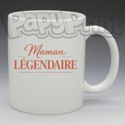 Mug - Maman - "Maman Légendaire" (en Céramique 350ml)