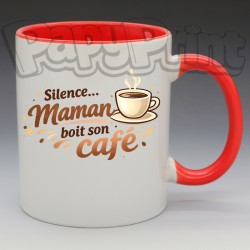 Mug "Silence, Maman boit son café" | Papy Print