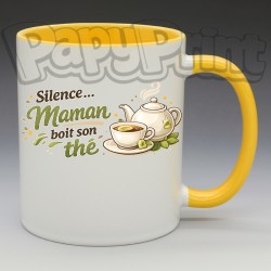 Mug "Silence, Maman boit son thé" | Papy Print