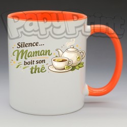 Mug "Silence, Maman boit son thé" | Papy Print