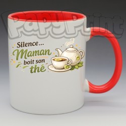 Mug "Silence, Maman boit son thé" | Papy Print