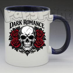 Mug - Gothique - Tête de mort avec Roses, "Dark Romance" (en Céramique 350ml)