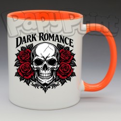 Mug - Gothique - Tête de mort avec Roses, "Dark Romance" (en Céramique 350ml)