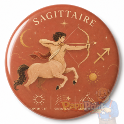 Badge Astrologie "Sagittaire"