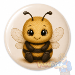 Badge Animaux "Abeille"