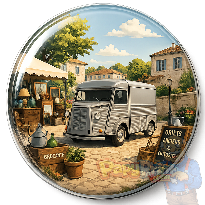 Magnet Automobile "Citroën HY Gris"