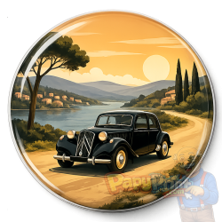Magnet Automobile "Citroën Traction Noir"