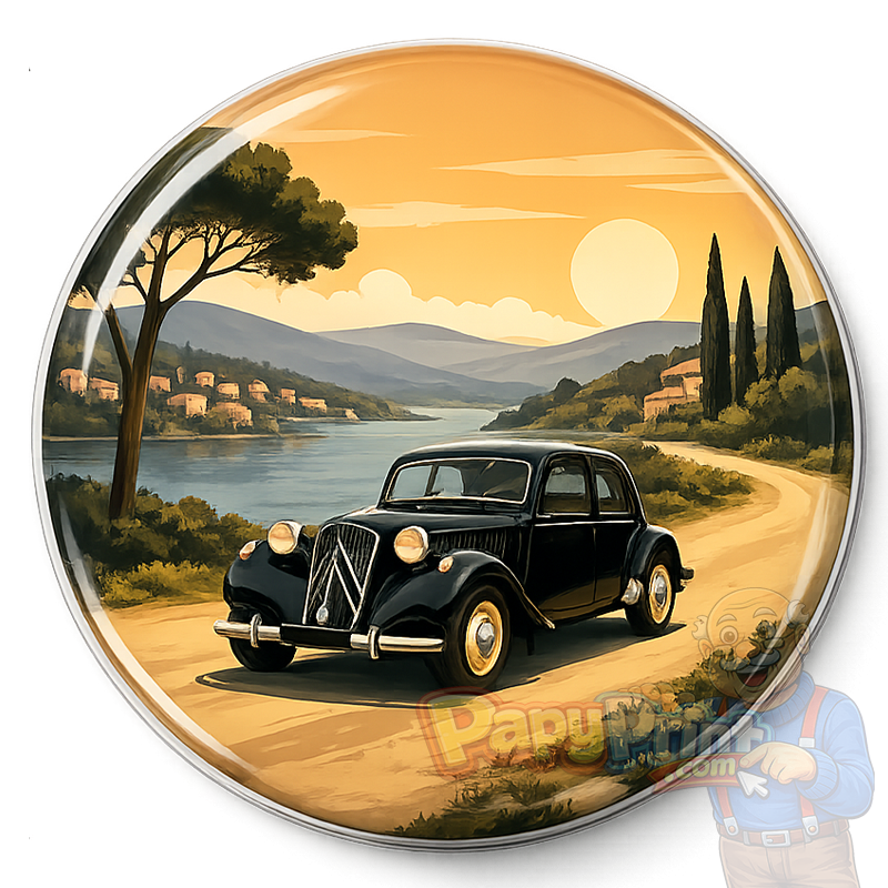 Magnet Automobile "Citroën Traction Noir"