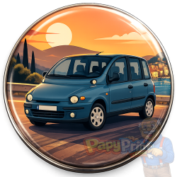 Magnet Automobile "Fiat Multipla"