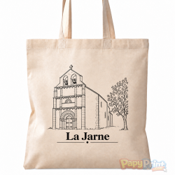 Tote-Bag en Coton 38/38cm - Commune de "La Jarne"