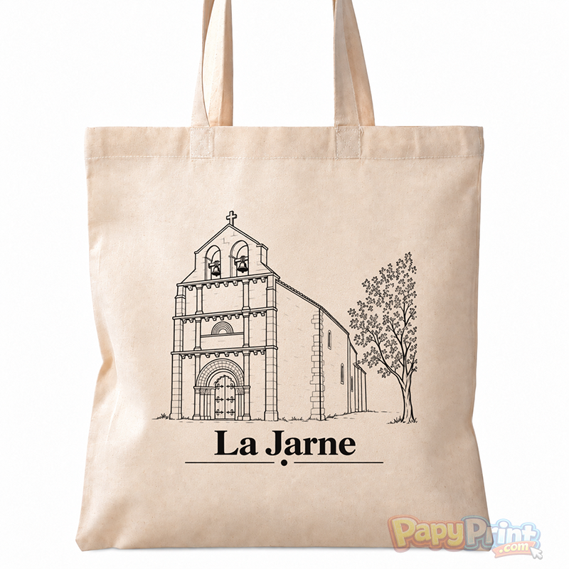 Tote-Bag en Coton 38/38cm - Commune de "La Jarne"