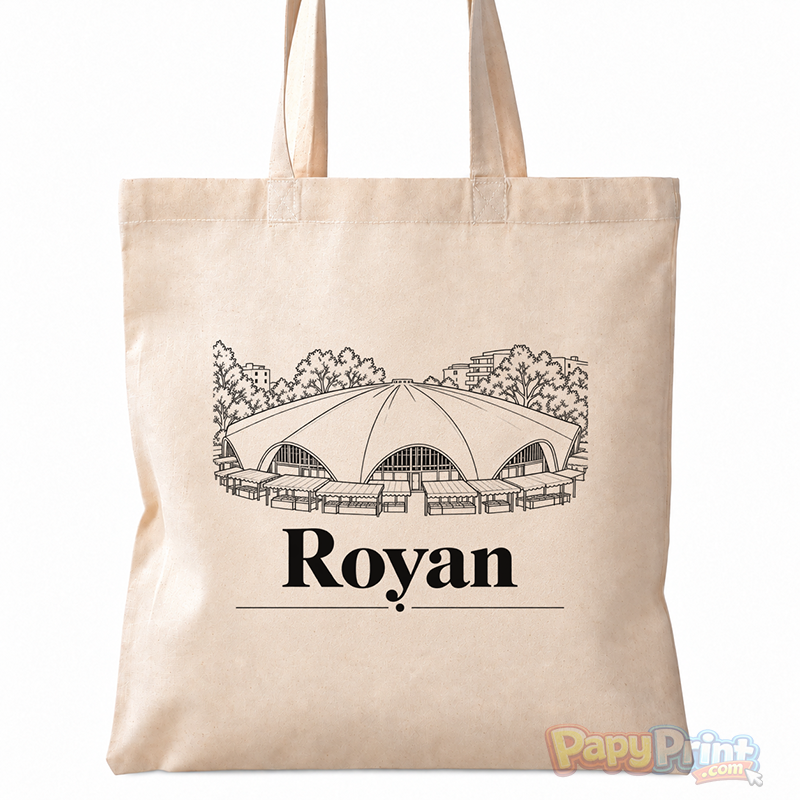 Tote-Bag en Coton 38/38cm - Commune de "Royan"