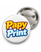 Badge Personnalisé 56 mm - Humour, Animaux | Papy Print